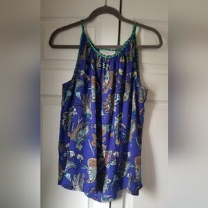 Ann Taylor Loft blue tank top